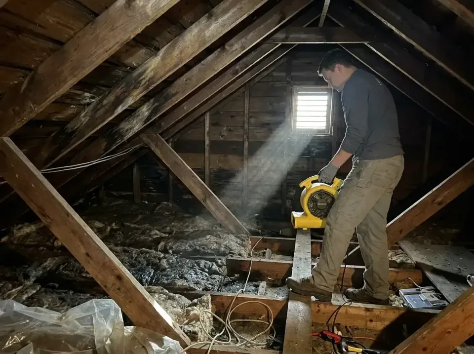 attic-water-damage-drying-proc-007 — frequently asked questions, Emergency Water Extraction & 24/7 Flood Response in Lake St…
